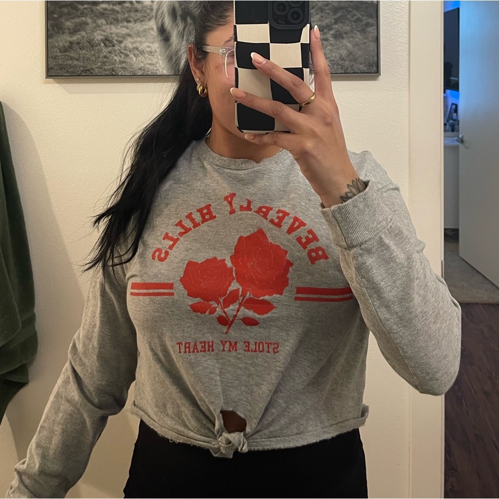 Crop sweater